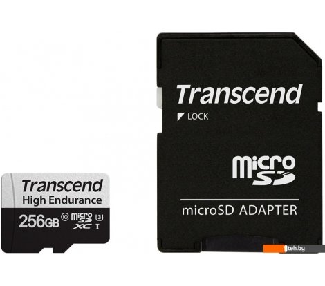  - Карты памяти Transcend microSDXC TS256GUSD350V 256GB (с адаптером) - microSDXC TS256GUSD350V 256GB (с адаптером)