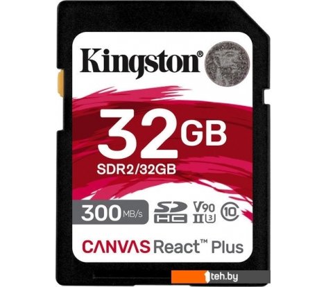  - Карты памяти Kingston Canvas React Plus SDXC 32GB - Canvas React Plus SDXC 32GB
