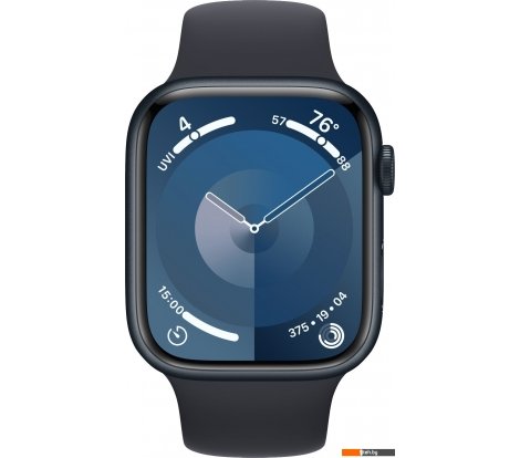  - Умные часы и браслеты Apple Watch Series 9 45 мм (алюминиевый корпус, полуночный/полуночный, спортивный силиконовый ремешок M/L) - Watch Series 9 45 мм (алюминиевый корпус, полуночный/полуночный, спортивный силиконовый ремешок M/L)