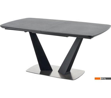  - Кухонные столы и обеденные группы Halmar Fangor 160-220/90 (темно-серый/черный) - Fangor 160-220/90 (темно-серый/черный)