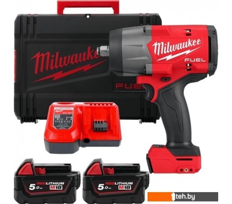  - Шуруповерты, гайковерты, электроотвертки Milwaukee M18 FUEL M18FHIW2F12-502X 4933492783 (с 2-мя АКБ, кейс) - M18 FUEL M18FHIW2F12-502X 4933492783 (с 2-мя АКБ, кейс)