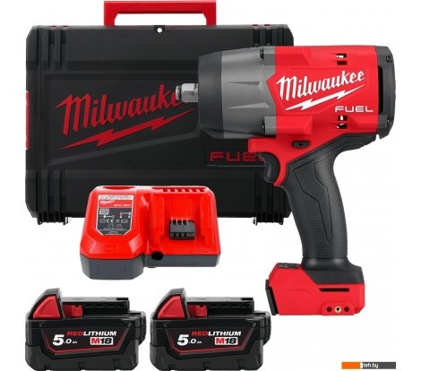  - Шуруповерты, гайковерты, электроотвертки Milwaukee M18 FUEL M18FHIW2F12-502X 4933492783 (с 2-мя АКБ, кейс) - M18 FUEL M18FHIW2F12-502X 4933492783 (с 2-мя АКБ, кейс)