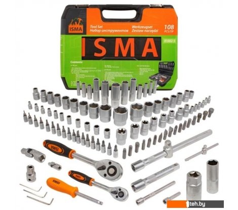  - Наборы инструментов ISMA 41082-5 (108 предметов) - 41082-5 (108 предметов)