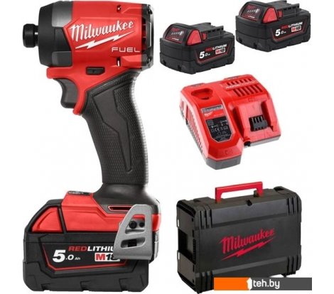  - Шуруповерты, гайковерты, электроотвертки Milwaukee M18 FUEL M18FID3-502X 4933479866 (с 2-мя АКБ, кейс) - M18 FUEL M18FID3-502X 4933479866 (с 2-мя АКБ, кейс)