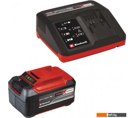 - Аккумуляторы и зарядные устройства для инструмента Einhell PXC-Starter-Kit 4512114 (18В/5.2 Ач + 18В) - PXC-Starter-Kit 4512114 (18В/5.2 Ач + 18В)