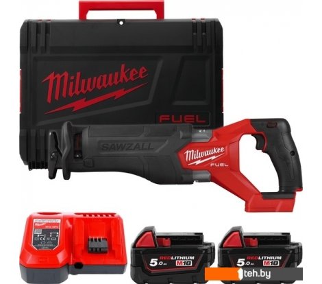  - Циркулярные, торцовочные и сабельные пилы Milwaukee Fuel M18 M18FSZ-502X 4933478291 (с 2-мя АКБ, кейс) - Fuel M18 M18FSZ-502X 4933478291 (с 2-мя АКБ, кейс)