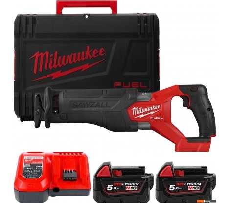  - Циркулярные, торцовочные и сабельные пилы Milwaukee Fuel M18 M18FSZ-502X 4933478291 (с 2-мя АКБ, кейс) - Fuel M18 M18FSZ-502X 4933478291 (с 2-мя АКБ, кейс)