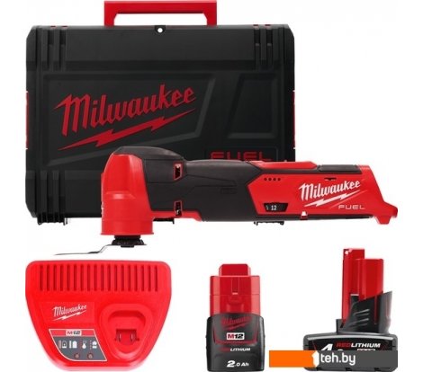  - Шлифмашины Milwaukee M12 Fuel M12FMT-422X 4933472239 (с 2-мя АКБ 2 Ач + 4 Ач, кейс) - M12 Fuel M12FMT-422X 4933472239 (с 2-мя АКБ 2 Ач + 4 Ач, кейс)