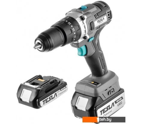 - Шуруповерты, гайковерты, электроотвертки Tesla TCD18HD 840374 (с 2-мя АКБ, кейс) - TCD18HD 840374 (с 2-мя АКБ, кейс)