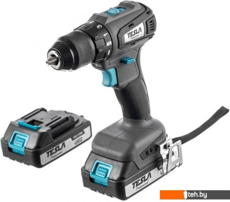  - Шуруповерты, гайковерты, электроотвертки Tesla TCD18BL 840369 (с 2-мя АКБ, кейс) - TCD18BL 840369 (с 2-мя АКБ, кейс)