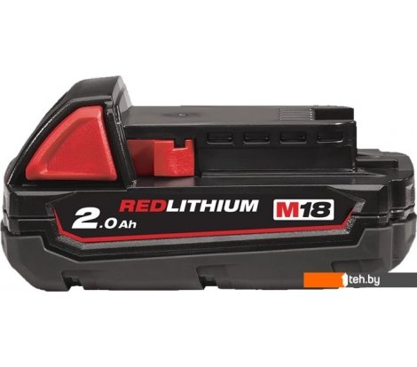  - Аккумуляторы и зарядные устройства для инструмента Milwaukee M18 M18B2 4932430062 (18В/2 Ач) - M18 M18B2 4932430062 (18В/2 Ач)