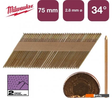  - Гвозди Milwaukee 4932492608 (2200 шт) - 4932492608 (2200 шт)