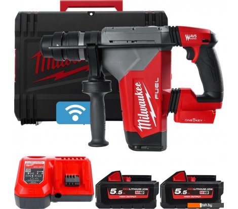  - Перфораторы Milwaukee M18 FUEL M18ONEFHPX-552X 4933478496 (с 2-мя АКБ, кейс) - M18 FUEL M18ONEFHPX-552X 4933478496 (с 2-мя АКБ, кейс)