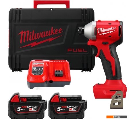  - Шуруповерты, гайковерты, электроотвертки Milwaukee M18 M18BLIDR-502X 4933492843 (с 2-мя АКБ, кейс) - M18 M18BLIDR-502X 4933492843 (с 2-мя АКБ, кейс)