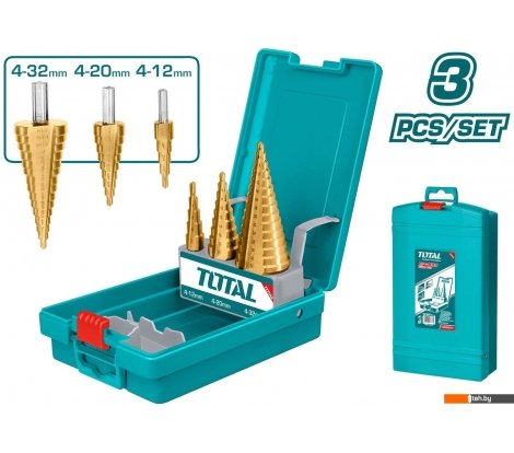  - Сверла, буры, зенкеры Total TACSD2031 4-12/4-20/4-32 мм (3 шт) - TACSD2031 4-12/4-20/4-32 мм (3 шт)