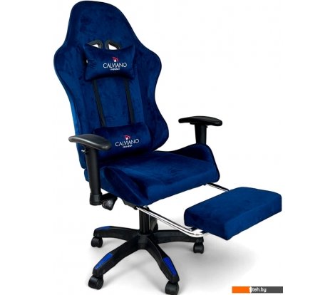 - Офисные кресла и стулья Calviano 1585 (синий велюр) - 1585 (синий велюр)