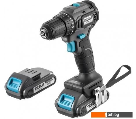  - Шуруповерты, гайковерты, электроотвертки Tesla TCD14BL 840368 (с 2-мя АКБ, кейс) - TCD14BL 840368 (с 2-мя АКБ, кейс)
