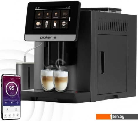  - Кофеварки и кофемашины Polaris PACM 2080AC Wi-Fi IQ Home - PACM 2080AC Wi-Fi IQ Home