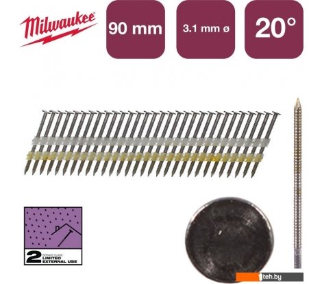  - Гвозди Milwaukee 4932492594 (1750 шт) - 4932492594 (1750 шт)