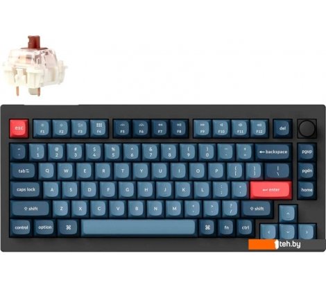  - Клавиатуры Keychron V1 Max RGB V1M-D3-RU (Gateron Jupiter Brown) - V1 Max RGB V1M-D3-RU (Gateron Jupiter Brown)