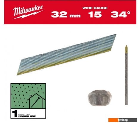 - Гвозди Milwaukee 4932492574 (4000 шт) - 4932492574 (4000 шт)