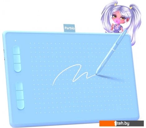  - Графические планшеты Parblo Ninos N10B (голубой) - Ninos N10B (голубой)