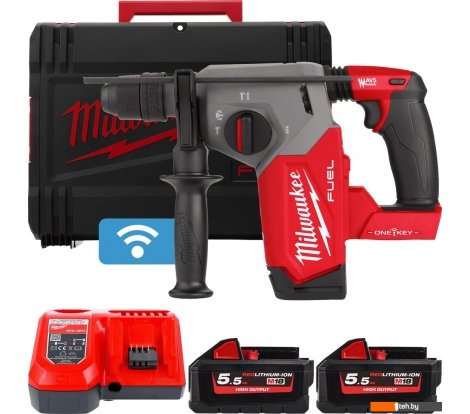  - Перфораторы Milwaukee M18 FUEL M18ONEFHX-552X 4933478504 (с 2-мя АКБ, кейс) - M18 FUEL M18ONEFHX-552X 4933478504 (с 2-мя АКБ, кейс)