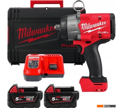  - Шуруповерты, гайковерты, электроотвертки Milwaukee M18 FUEL M18FHIW2P12-502X 4933492786 (с 2-мя АКБ, кейс) - M18 FUEL M18FHIW2P12-502X 4933492786 (с 2-мя АКБ, кейс)