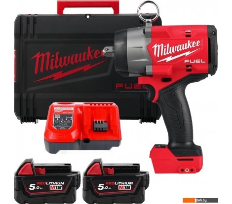  - Шуруповерты, гайковерты, электроотвертки Milwaukee M18 FUEL M18FHIW2P12-502X 4933492786 (с 2-мя АКБ, кейс) - M18 FUEL M18FHIW2P12-502X 4933492786 (с 2-мя АКБ, кейс)