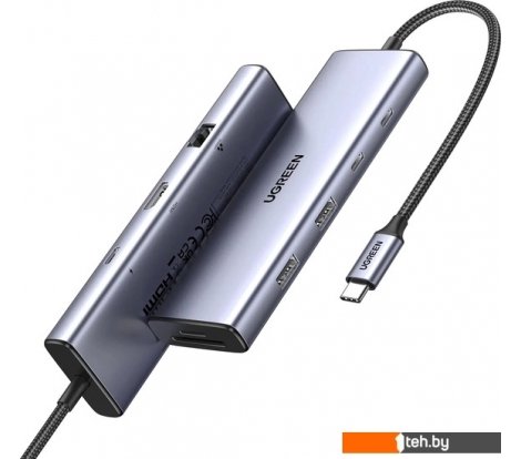  - USB-хабы и док-станции Ugreen CM498 15375 - CM498 15375