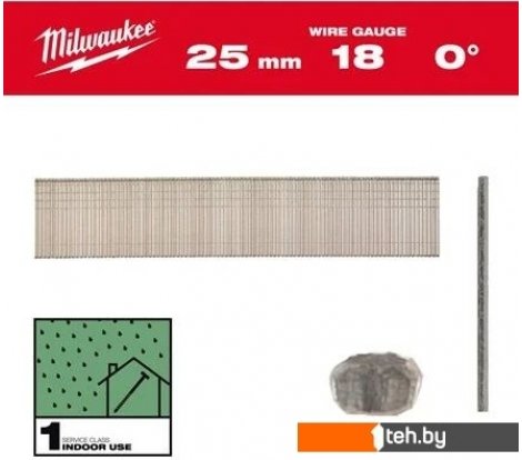  - Гвозди Milwaukee 4932492551 (5000 шт) - 4932492551 (5000 шт)