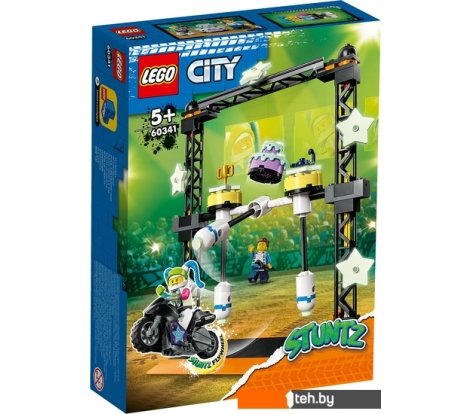  - Конструкторы LEGO City 60341 Трюковое испытание Нокдаун - City 60341 Трюковое испытание Нокдаун