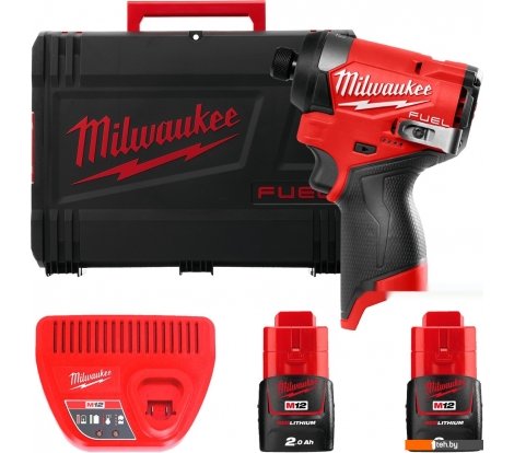  - Шуруповерты, гайковерты, электроотвертки Milwaukee M12 FUEL M12FID2-202X 4933479877 (с 2-мя АКБ, кейс) - M12 FUEL M12FID2-202X 4933479877 (с 2-мя АКБ, кейс)