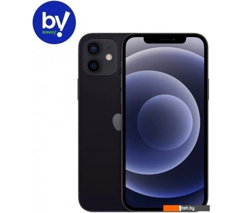  - Мобильные телефоны Apple iPhone 12 128GB Восстановленный by Breezy, грейд A (черный) - iPhone 12 128GB Восстановленный by Breezy, грейд A (черный)