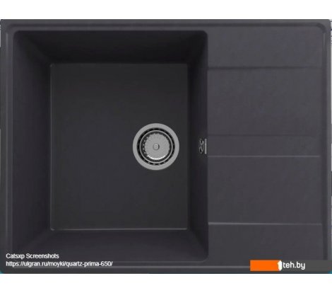  - Кухонные мойки Ulgran Quartz Prima 650-08 (космос) - Quartz Prima 650-08 (космос)