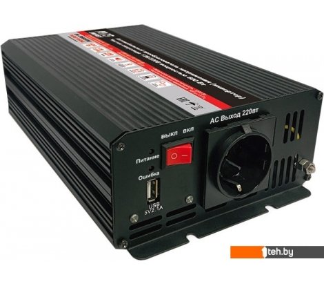 - Автомобильные инверторы AVS 12/220V IN-PS600W - 12/220V IN-PS600W