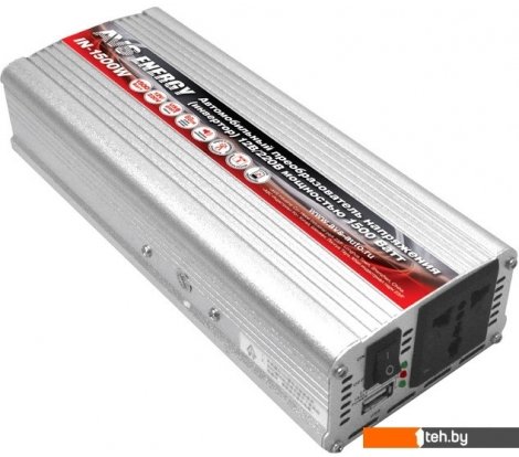 - Автомобильные инверторы AVS 24/220V IN-1500W-24 - 24/220V IN-1500W-24