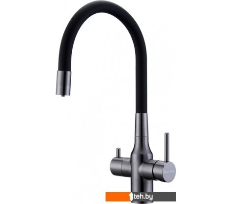  - Смесители Paulmark Salix Sa213419-GM (черный/вороненая сталь) - Salix Sa213419-GM (черный/вороненая сталь)