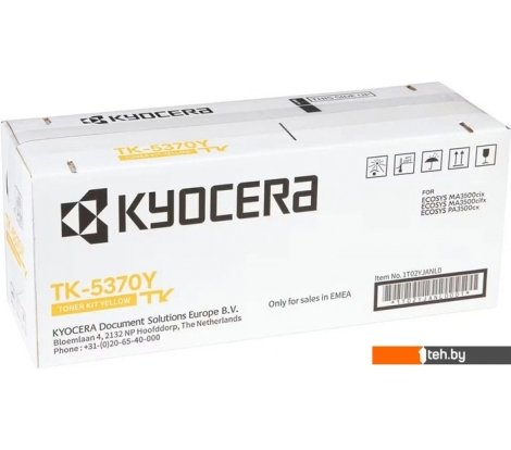  - Картриджи для принтеров и МФУ Kyocera ТК-5370Y - ТК-5370Y