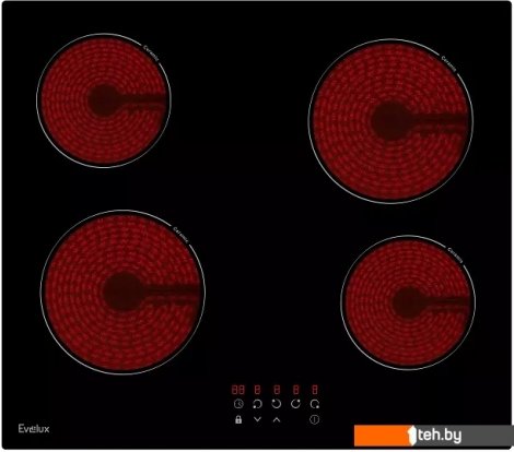 - Варочные панели Evelux HEV 640 B - HEV 640 B