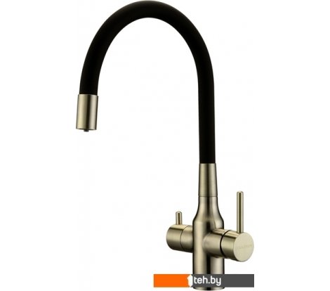  - Смесители Paulmark Salix Sa213419-BR (черный/бронза) - Salix Sa213419-BR (черный/бронза)