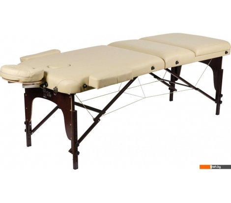  - Массажеры и массажные кресла Atlas Sport 70 см XXL PRO с валиком складной 3-с деревянный (бежевый) - 70 см XXL PRO с валиком складной 3-с деревянный (бежевый)