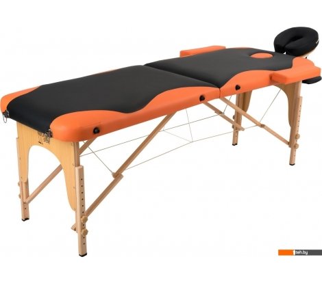  - Массажеры и массажные кресла Atlas Sport складной 2-с 60 см деревянный (черно-оранжевый) - складной 2-с 60 см деревянный (черно-оранжевый)