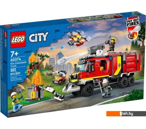  - Конструкторы LEGO City 60374 Машина пожарного расчета - City 60374 Машина пожарного расчета