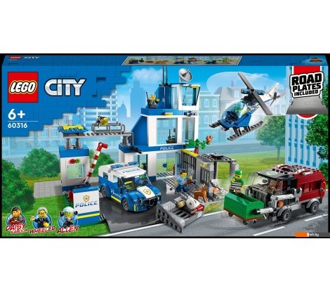  - Конструкторы LEGO City 60316 Полицейский участок - City 60316 Полицейский участок