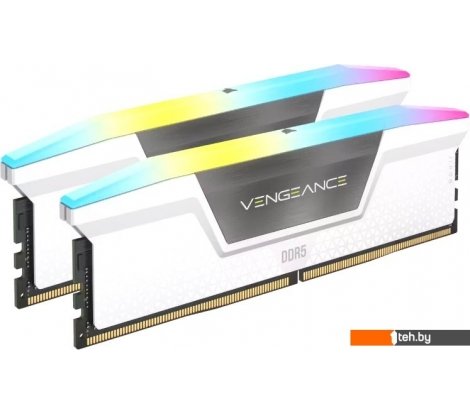  - Оперативная память Corsair Vengeance RGB 2x16ГБ DDR5 6400 МГц CMH32GX5M2B6400C36W - Vengeance RGB 2x16ГБ DDR5 6400 МГц CMH32GX5M2B6400C36W