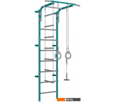  - Детские спортивные комплексы и игровые площадки Формула здоровья Pastel 2 (бирюзовый/серый) - Pastel 2 (бирюзовый/серый)