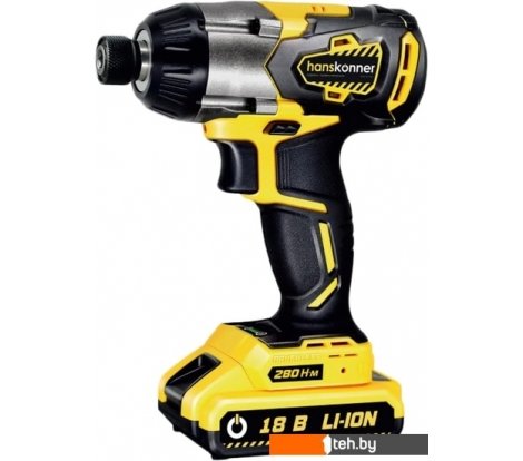  - Шуруповерты, гайковерты, электроотвертки Hanskonner HCD18280H (с 2-мя АКБ) - HCD18280H (с 2-мя АКБ)