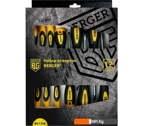  - Наборы инструментов Berger BG1260 (12 предметов) - BG1260 (12 предметов)