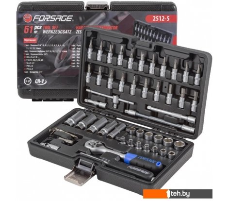  - Наборы инструментов FORSAGE F-2512-5 (51 предмет) - F-2512-5 (51 предмет)